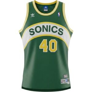 Adidas Shawn Kemp 40 Seattle SuperSonics Hardwood Classics Jersey XL +2 NWT